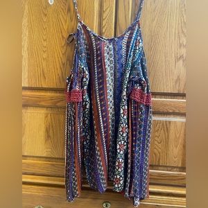 Boho / flowy multicolor top